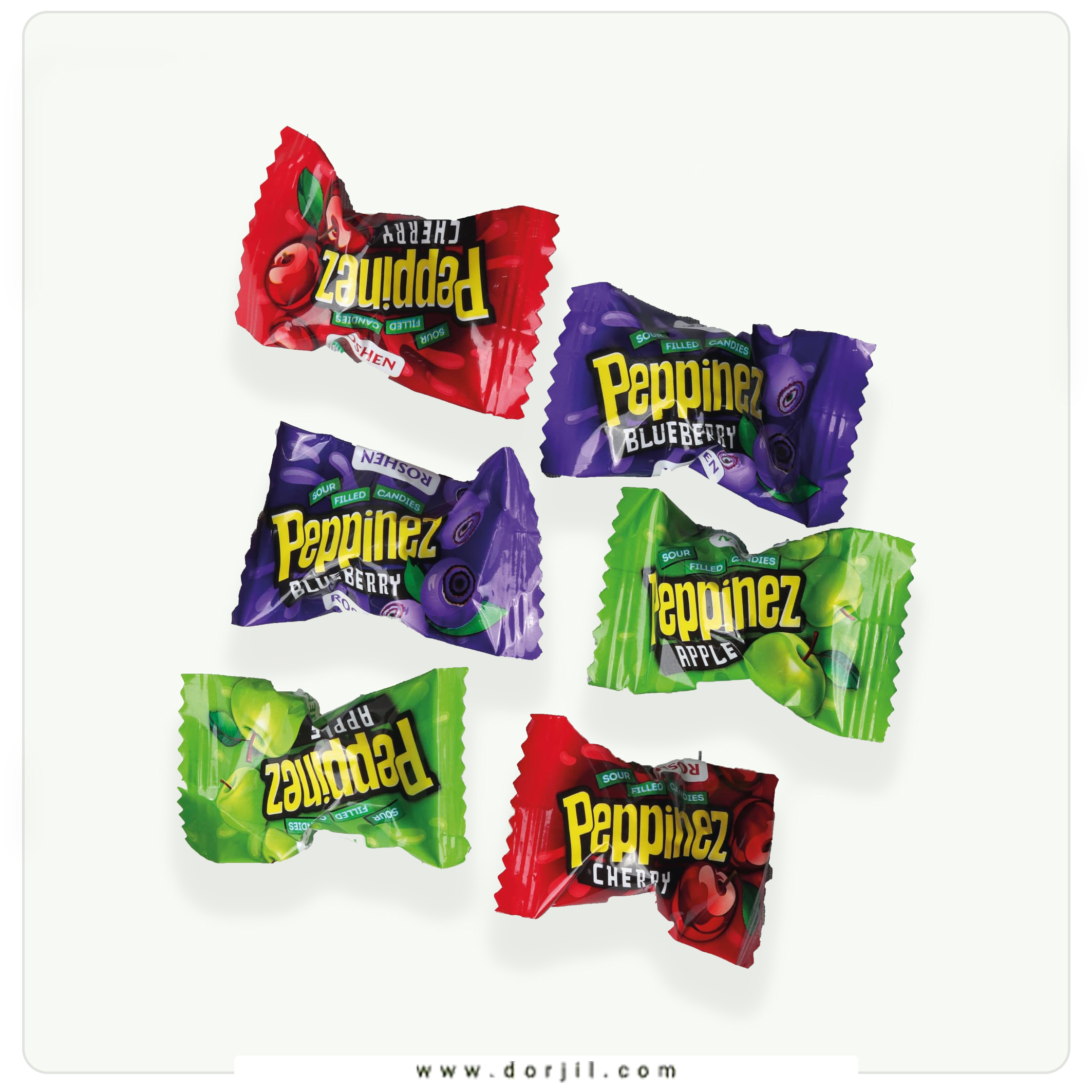 آبنبات ترش میوه ای روشن ۹۰۰ گرم آبنبات ترش میوه ای روشن ۹۰۰ گرم - Image 1