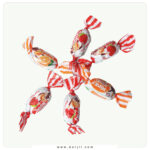 تافی میوه‌ای روشن مدل مینکی بینکی وزن ۱ کیلوگرم