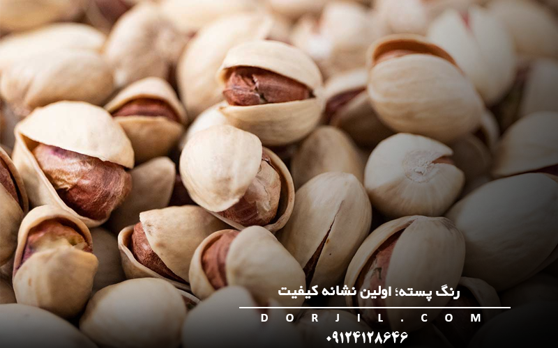 رنگ پسته؛ اولین نشانه کیفیت